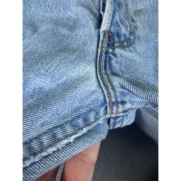 Vintage Levis 501 Jeans Mens 36x32 Blue Light Wash Button Fly made in USA - Picture 5 of 16